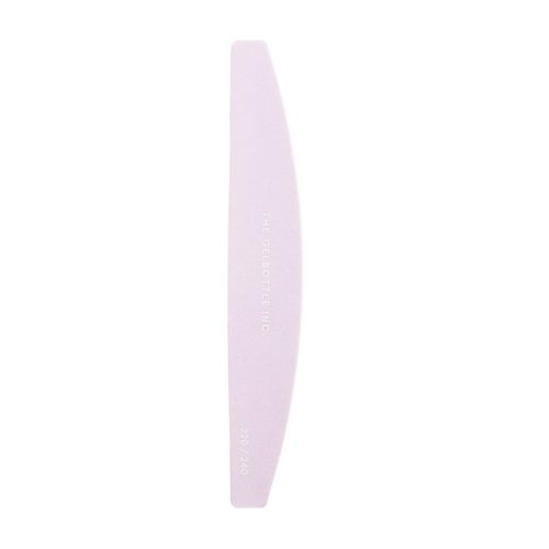 220/240 Lilac Half Moon Nail File 5 Pack