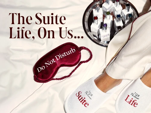 FREE EXCLUSIVE EYE MASK & SLIPPERS​