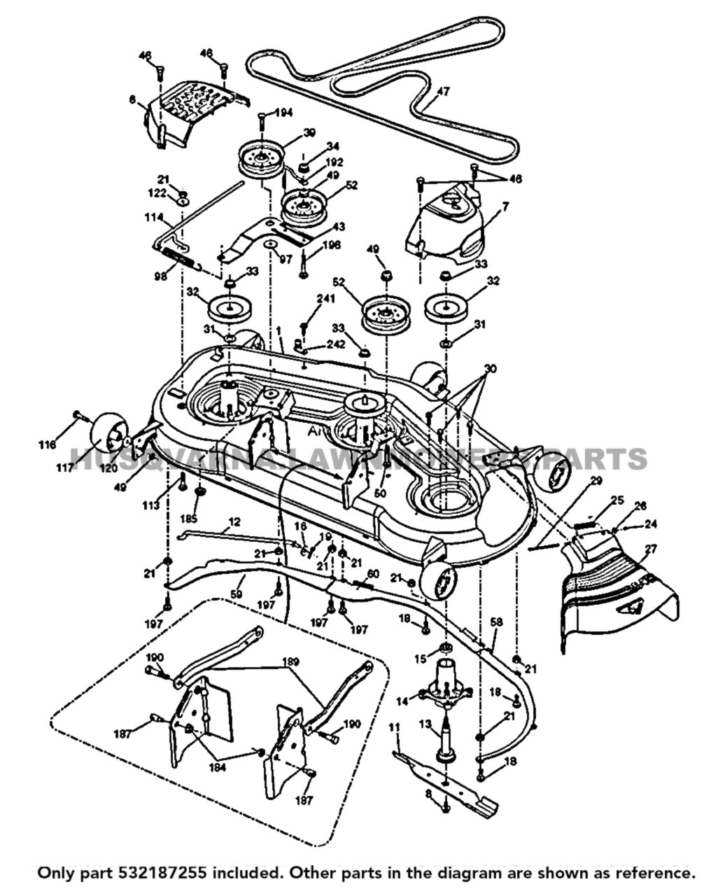 Husqvarna lgt2654 2025 front wheel