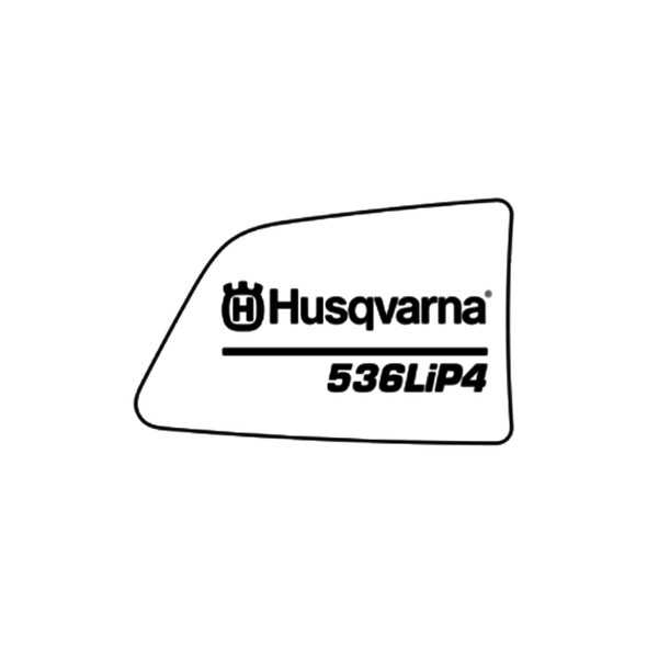 588602802 - Decal Product Lip4 - Husqvarna Original Part - Image 1