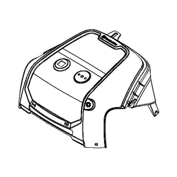588754001 - Cover Rear Upper Ssst Husq - Husqvarna Original Part - Image 1