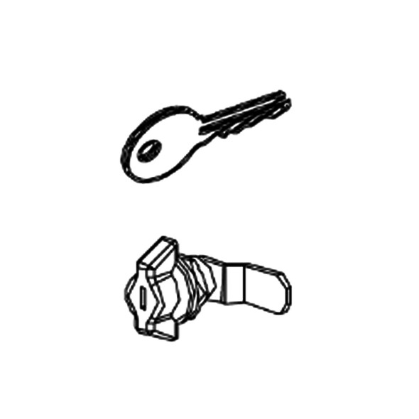 531387301 - Container Key And Latch Set - Husqvarna Original Part - Image 1