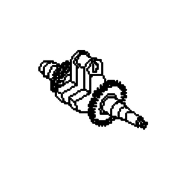 532429317 - Crankshaft Keyed - Husqvarna Original Part - Image 1