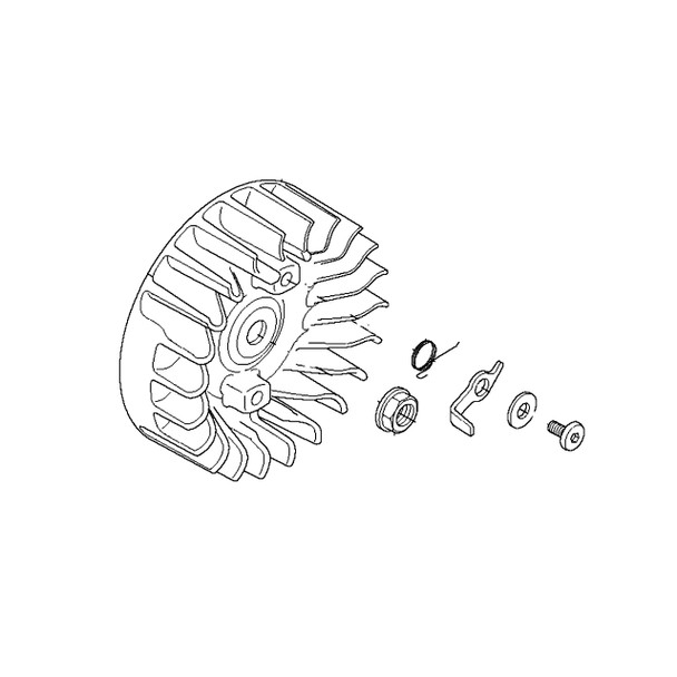 537240501 - Flywheel Assy - Husqvarna Original Part - Image 1