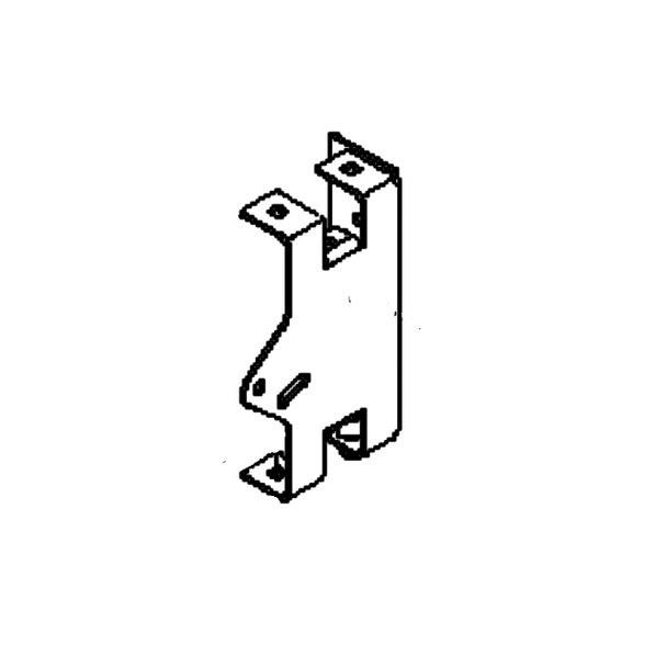 580308202 - Support Rear Seat Black - Husqvarna Original Part - Image 1