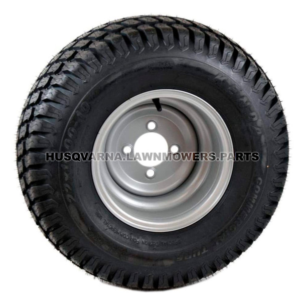580747001 - Wheel Assem 22x10-10 Silve Ztr - Husqvarna Original Part - Image 1