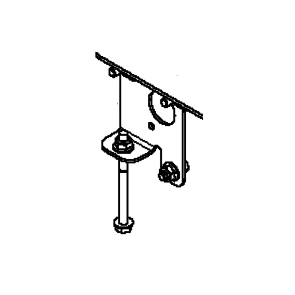 584990202 - Support Lt Blk - Husqvarna Original Part - Image 1