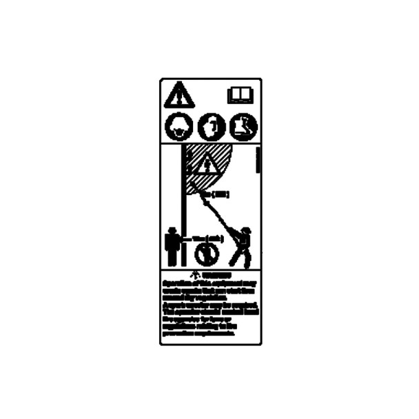 585944001 - Decal Warning Spark Arrestor - Husqvarna Original Part - Image 1