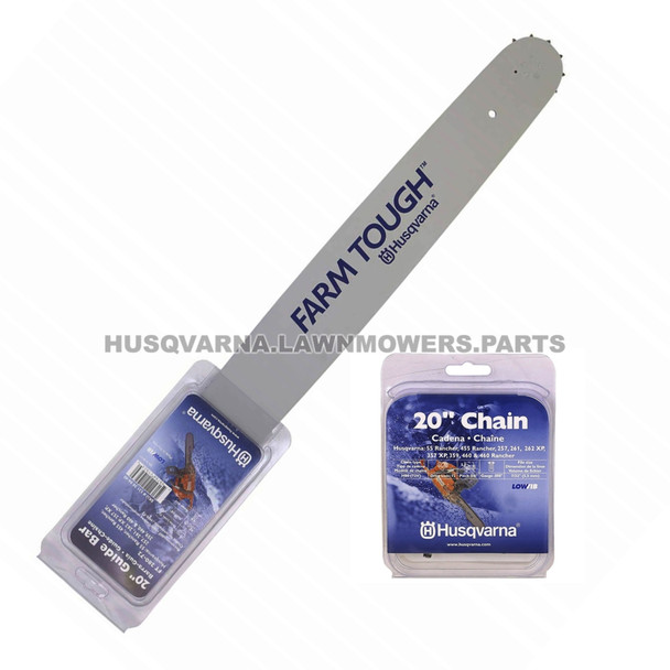 Husqvarna 460 Rancher Bar and Chain (20") 531300440  & 531300441