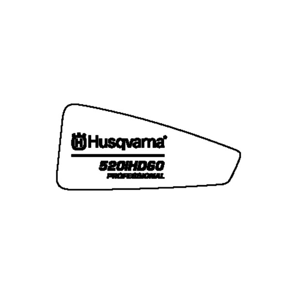 581662905 - Decal Product Right 520Ihd60 - Husqvarna Original Part - Image 1
