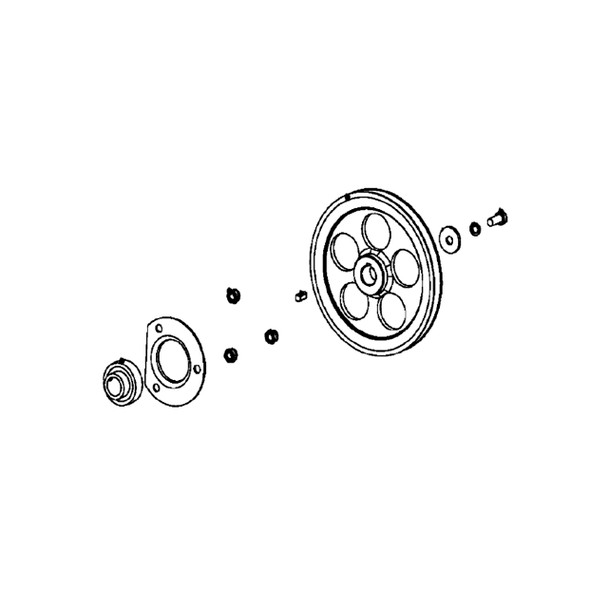 595924501 - Service Kit Impeller Pulley An - Husqvarna Original Part - Image 1