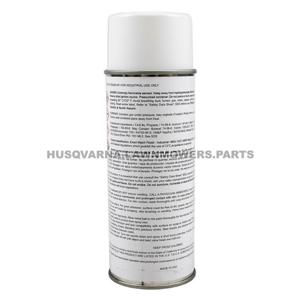 Husqvarna Gray Spray Paint 532126966 OEM OEM Husqvarna Lawn Mower Parts