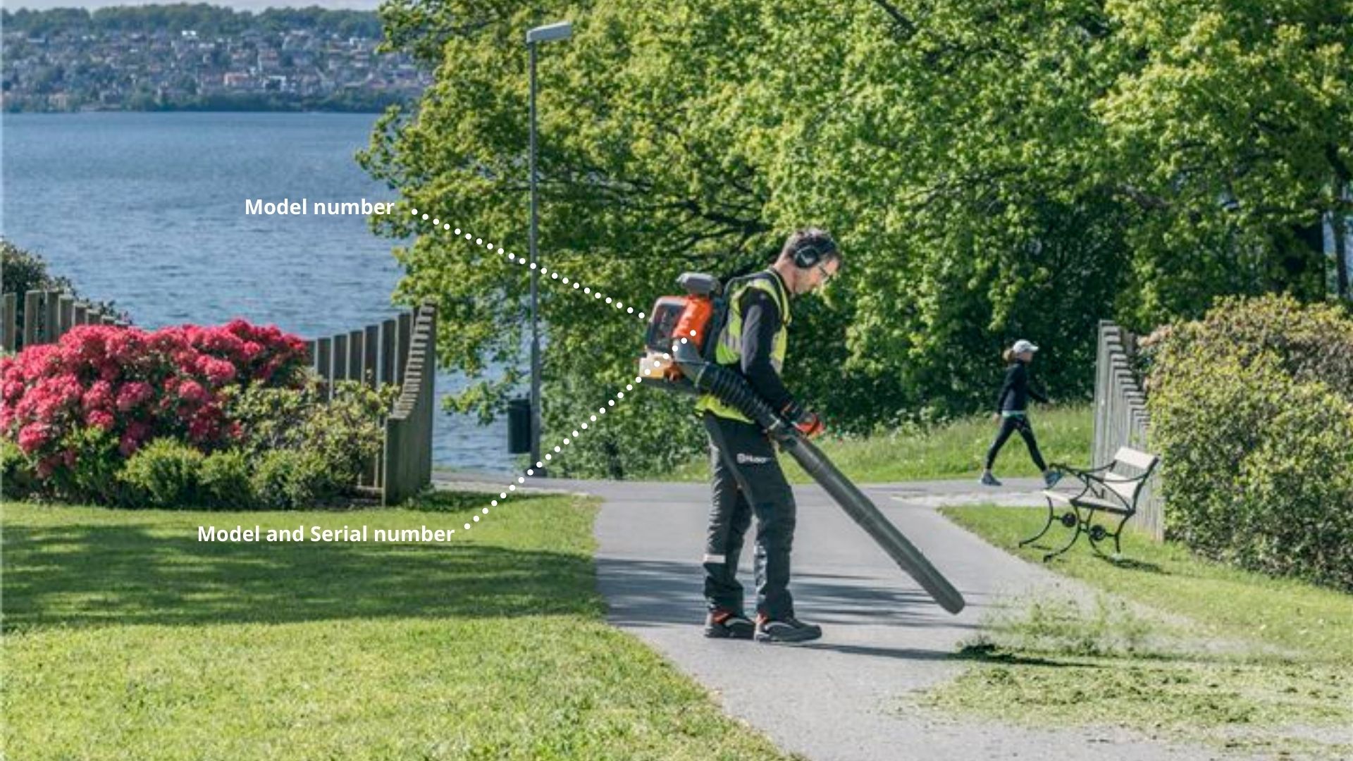 Serial number on Husqvarna Leaf Blower (backpack)