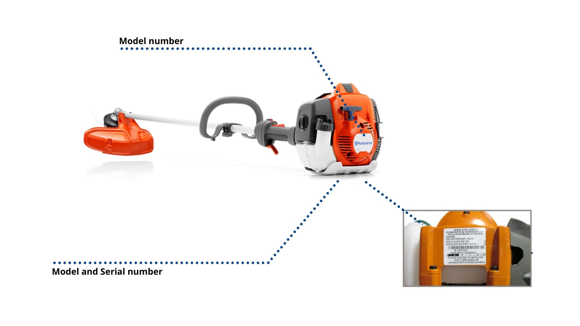 Serial number on Husqvarna String Trimmer