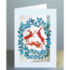 Three Hares Laser-Cut Card By Ge Feng