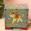 Elephant Hand Painted 4 Drawer Chest