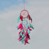Red Pink & Turquoise Triple Dream Catcher
