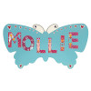 Blue Butterfly Name Plaque