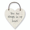 Little Wooden Heart Tag "Always "