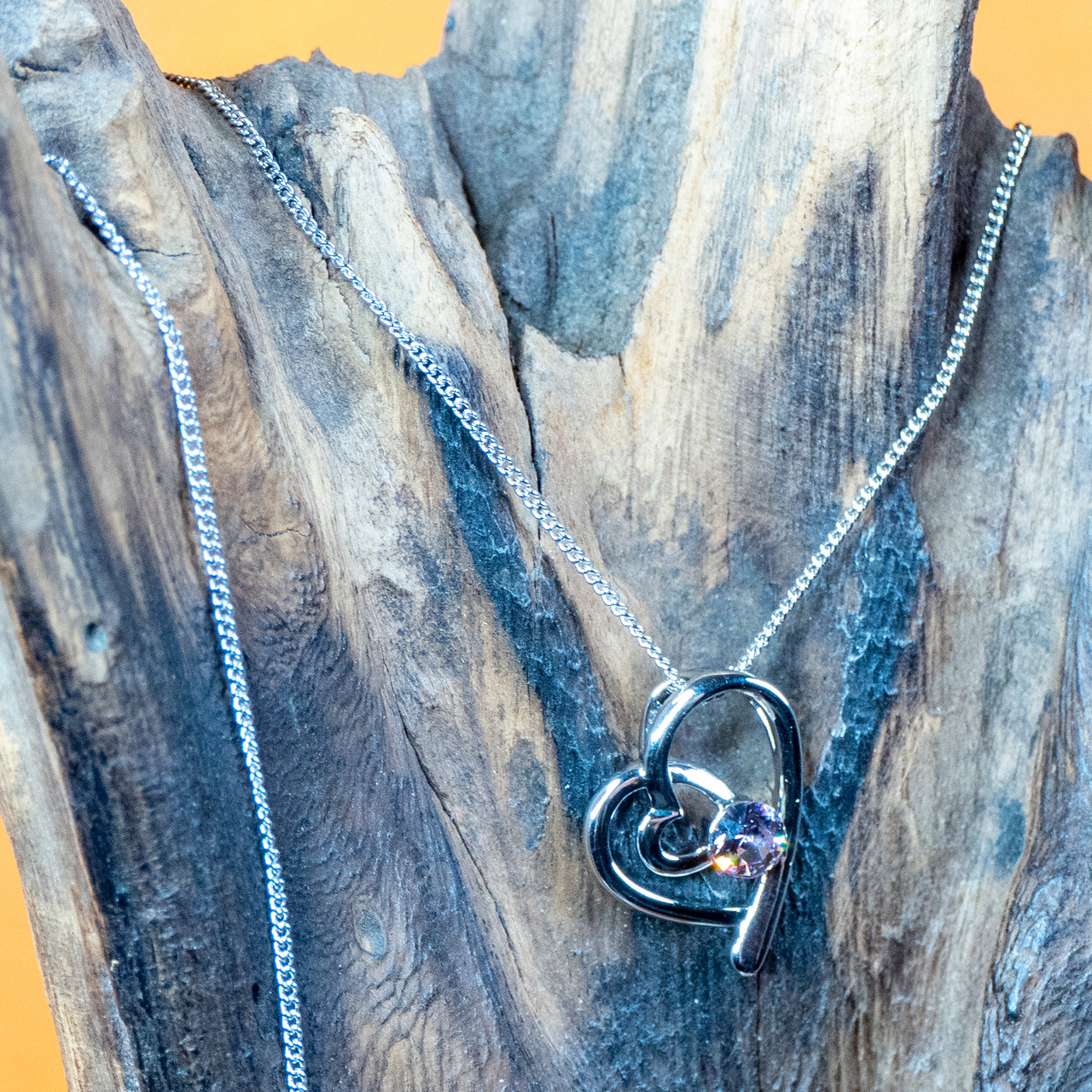Birthstone Pendant for June - Pure by 