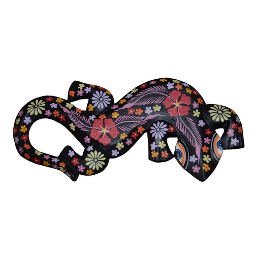 Gecko Wall Plaque Black Gecko Wall Plaque Black