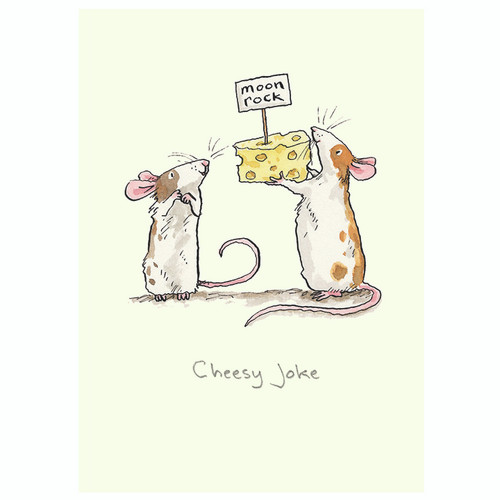 Cheesy Joke Two Bad Mice Present Company