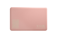 A back-facing image of a Life360 Tile Slim - Blush