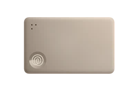 A front-facing image of a Life360 Tile Slim - Slate