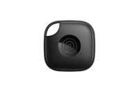 A front-facing image of a Life360 Tile  - Black