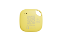 A back-facing image of a Life360 Tile  - Aqua Lemon