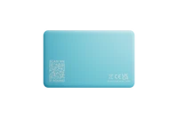 A back-facing image of a Life360 Tile Slim - Aqua Lemon