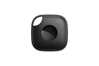 A front-facing image of a Life360 Tile  - Black