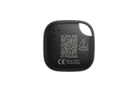 A back-facing image of a Life360 Tile  - Black