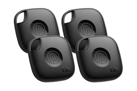 Tile Mate（2022） スタンダードモデル ブラック 4個パック 3a72c026d9a32aa02d892b25c3ab18