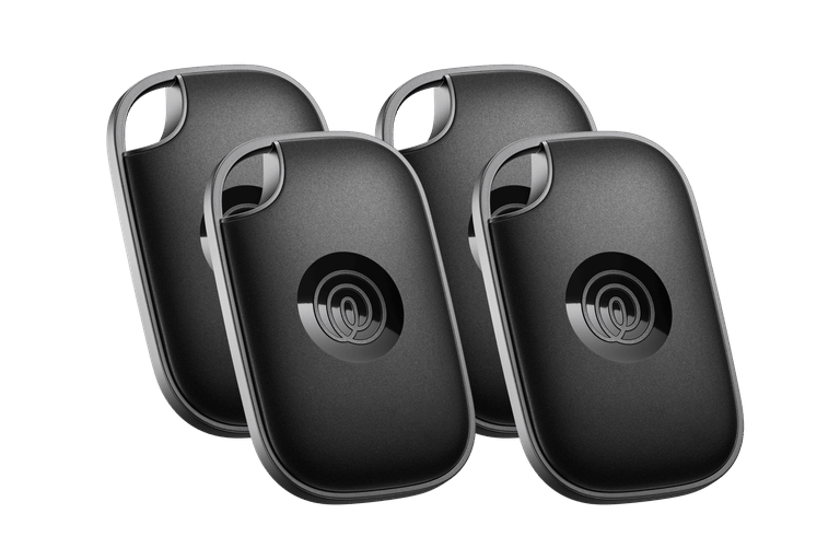 4-Pack Bluetooth GPS Trackers – Wireless Anti-Lost Key Finder For Wallet, Pet, Keys (iOS/Android)