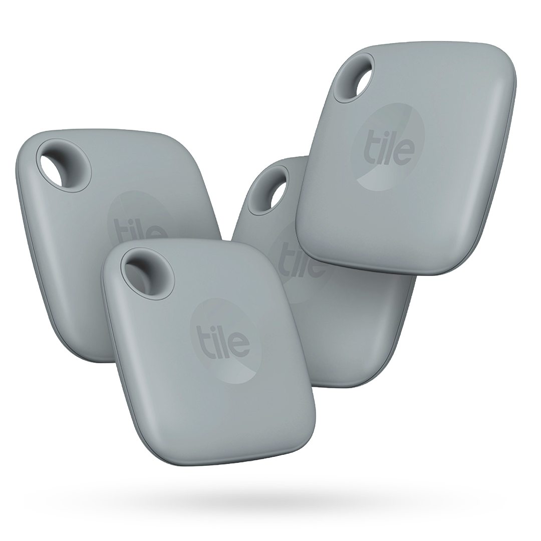 Tile Mate 4-Pack , Grey | Bluetooth Key Finders