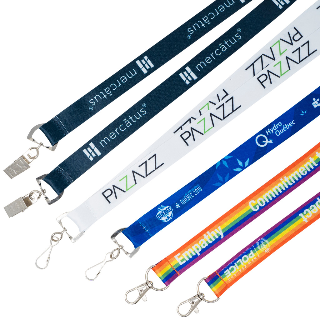 Dye Sublimated Lanyards: 3/4" W X 36" L