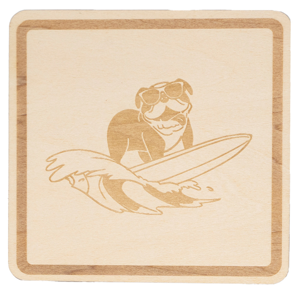Wood Coasters: Square