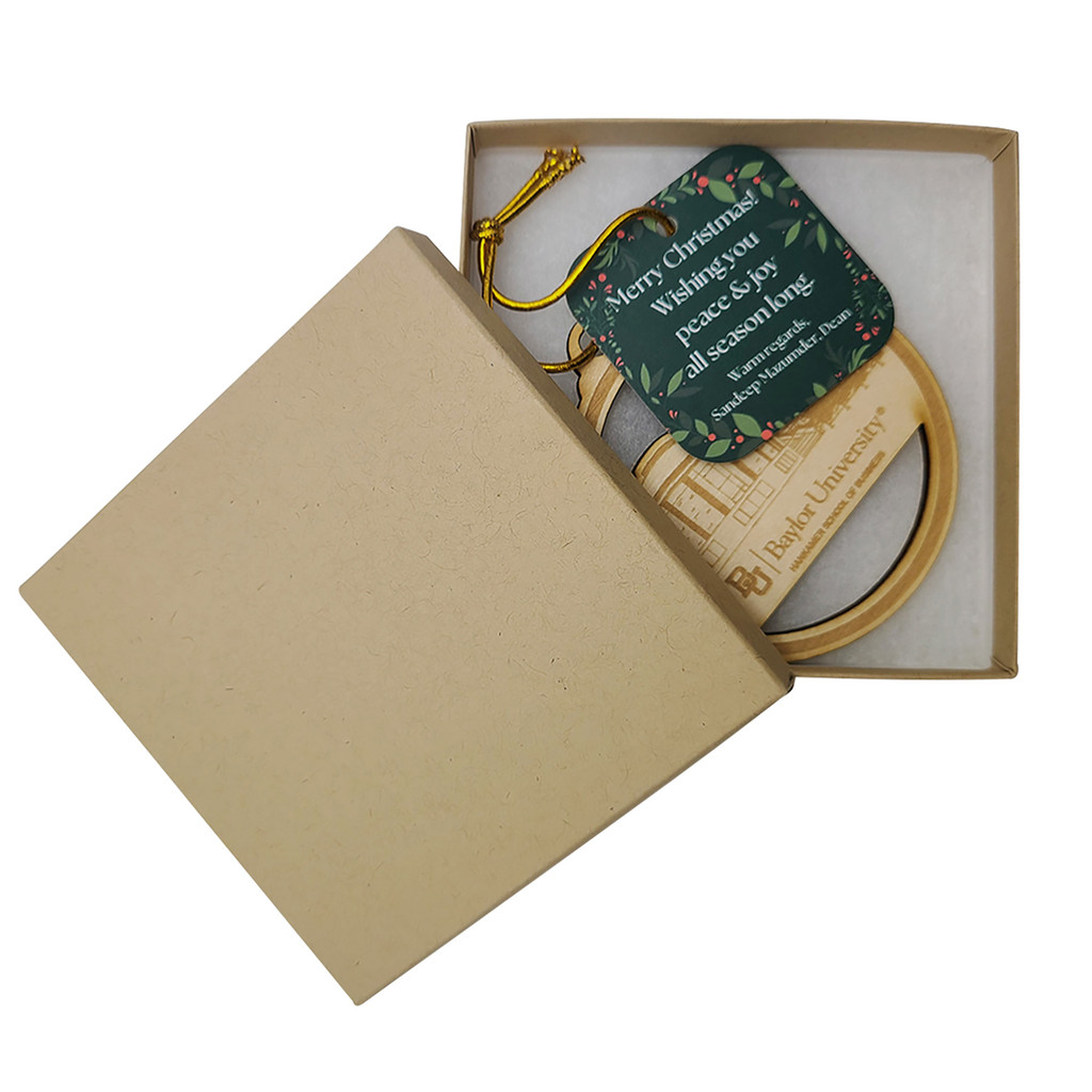 Wood Ornaments: 4" W X 4" H