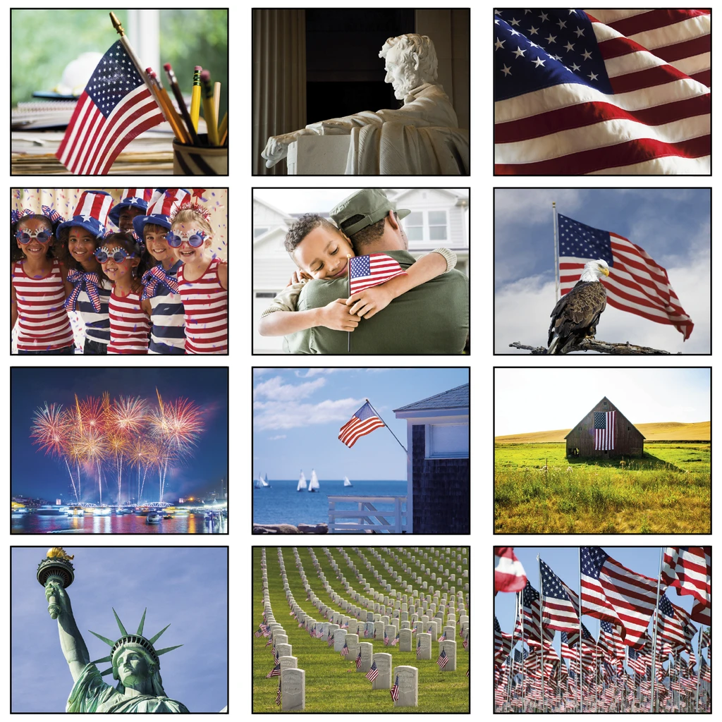 America! Wall Calendar: 2027 Stapled
