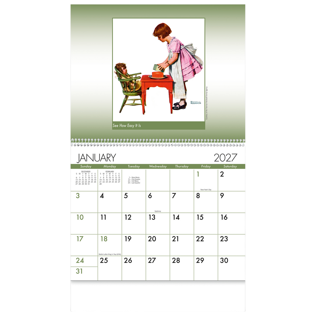 An American Illustrator Wall Calendar: 2027 Spiral Bound