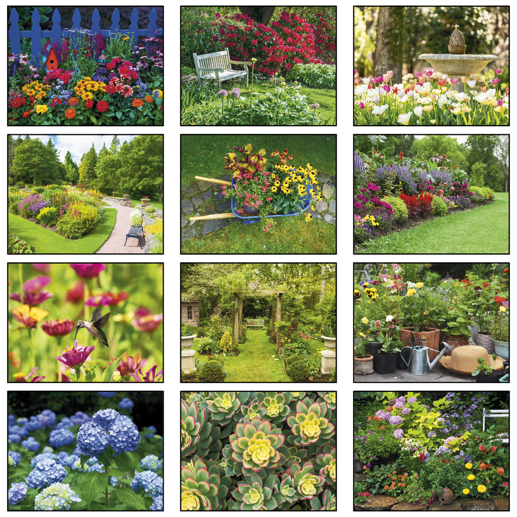 Gardens Wall Calendar: 2027 Stapled