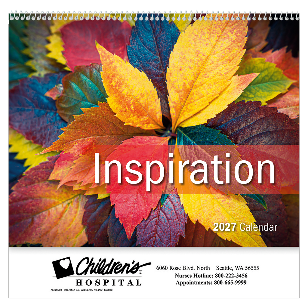 lnspiration Wall Calendar: 2027 Spiral Bound