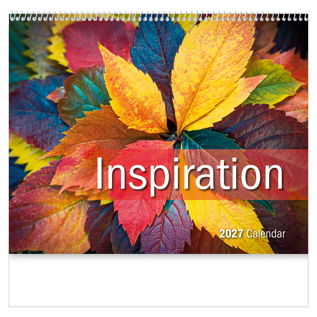 lnspiration Wall Calendar: 2027 Spiral Bound