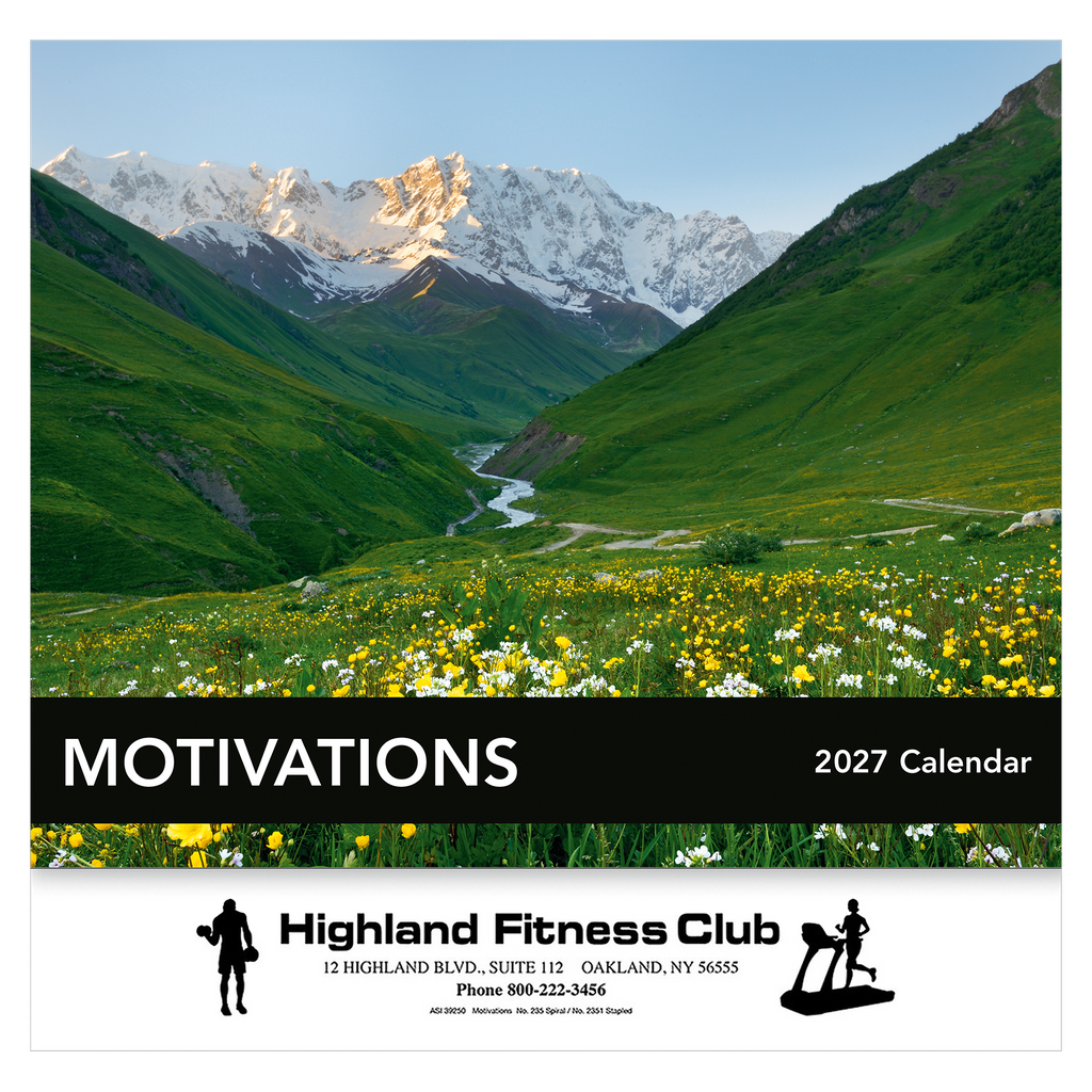 Motivations Wall Calendar: 2027 Stapled