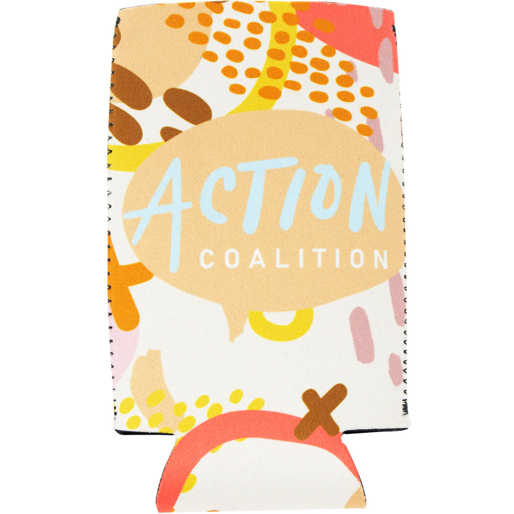 Full Color 12 oz Slim Neoprene Can Cooler