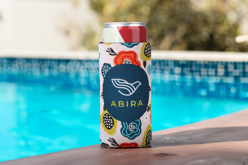 Full Color 12 oz Slim Neoprene Can Cooler