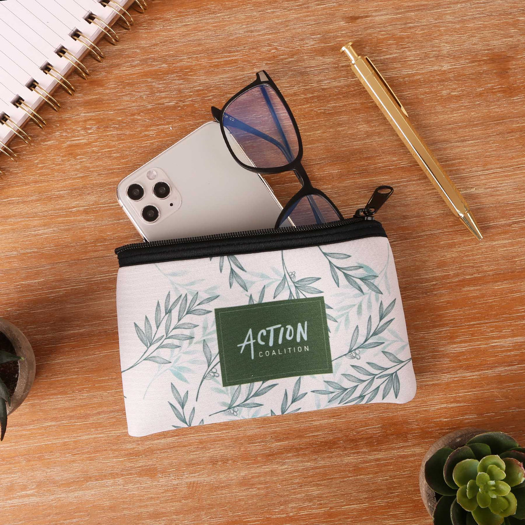 7" x 4" Full Color Zippered Scuba Bag Organizer