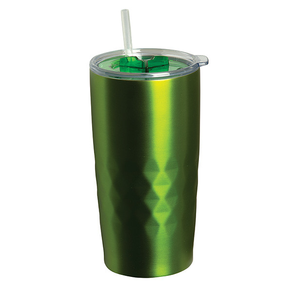 Montego 600 Ml. (20 Fl. Oz.) Travel Tumbler With Straw