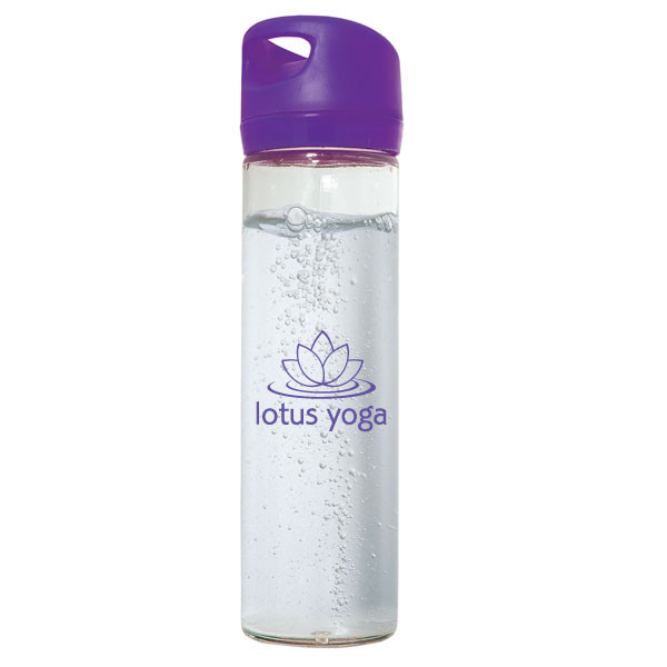 500 Ml. (17 Fl. Oz.) Single Wall Glass Water Bottle